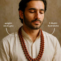 Rudraksha Bracelet & 5 Mukhi Rudraksha Mala Combo