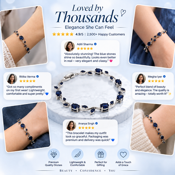 Blue Tulip Bracelet - 4