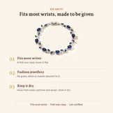 Blue Tulip Bracelet, size and fit