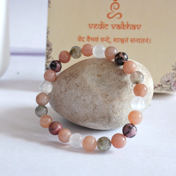 Natural Multi-Stone Cancer Bracelet - 1