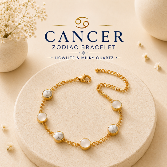 Cancer Zodiac Bracelet for Women