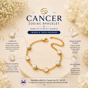 Cancer Zodiac Bracelet for Women - 3