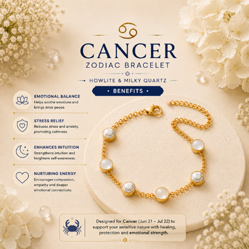 Cancer Zodiac Bracelet for Women - 5