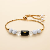 Cancer Zodiac Slider Bracelet for Women