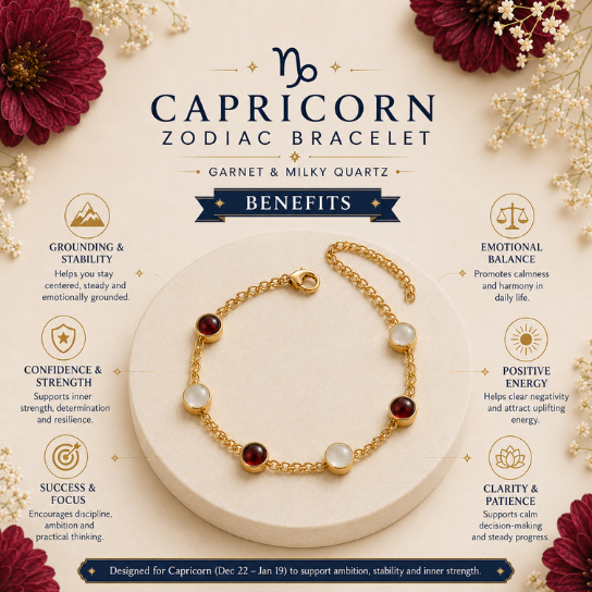 Capricorn Zodiac Bracelet for Women