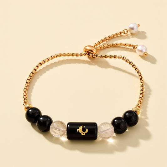 Capricorn Zodiac Slider Bracelet for Women