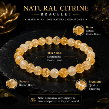 Natural Citrine Bracelet - 2