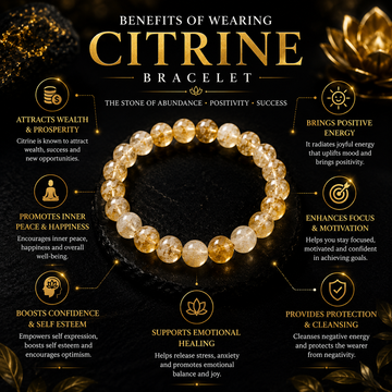 Natural Citrine Bracelet - 5