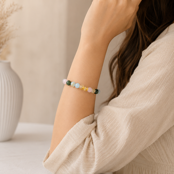 Taurus Natural Multi Stone Bracelet - 4