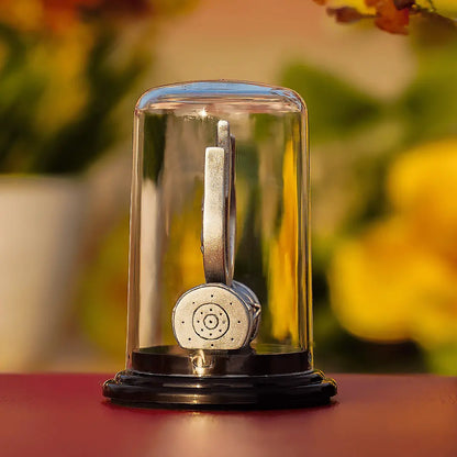 Divine Lord Ganesha Idol with Damru