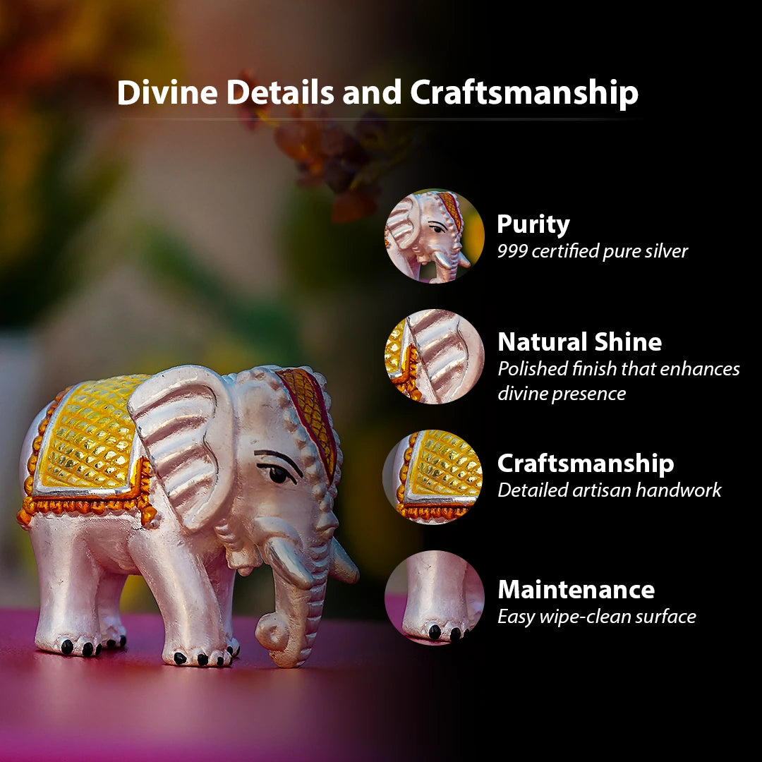 Airavat Elephant Idol – Strength | Prosperity | Divine Protection