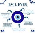 Evil Eye Bracelet with Black Obsidian