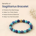 Sagittarius Natural Multi Stone Bracelet