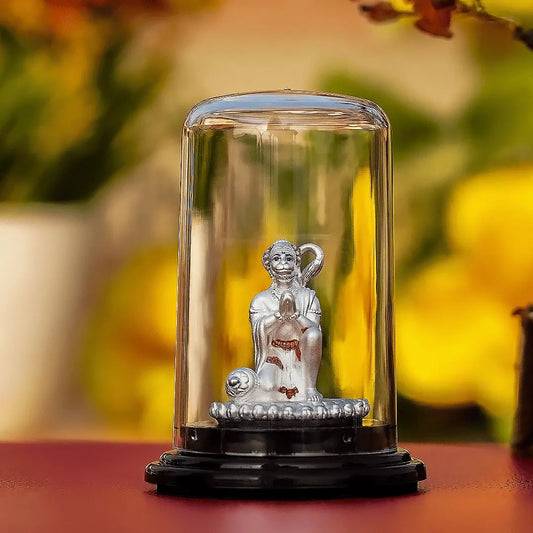 Pavanputra Hanuman Idol 999 Pure Silver
