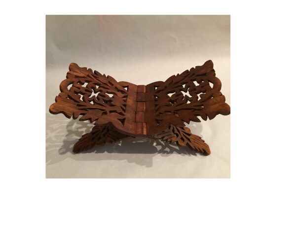 Wooden Book Stand Rail