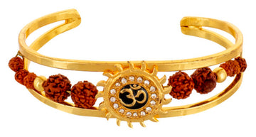 OM Rudraksh Kada (Adjustable Size Kada) - 2