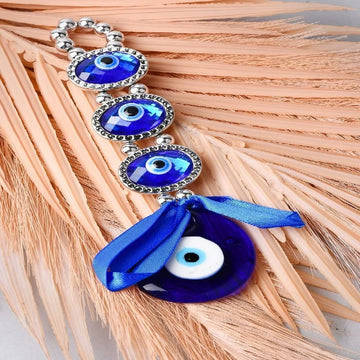 3 Evil Eye Latkan Size Approx 20 CM 1 - 3