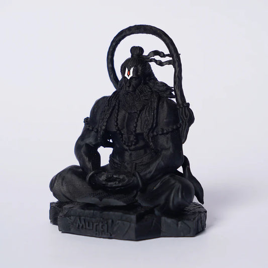 Black Hanuman Idol (Size: Approx. 11 cm)