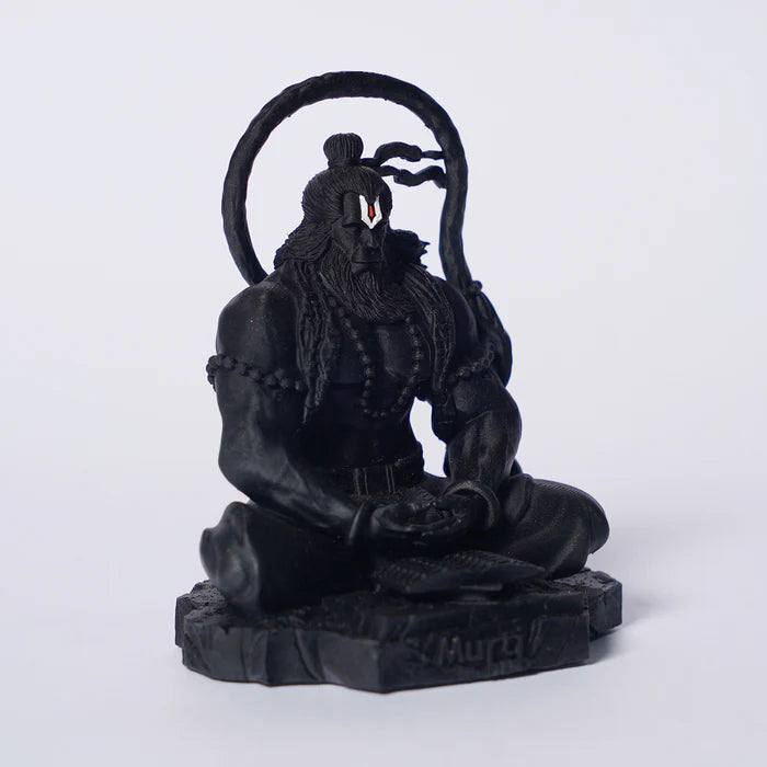 Black Hanuman Idol (Size: Approx. 11 cm)