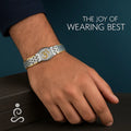 Om Bracelet for Men worn on the wrist
