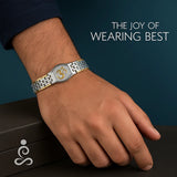Om Bracelet for Men worn on the wrist