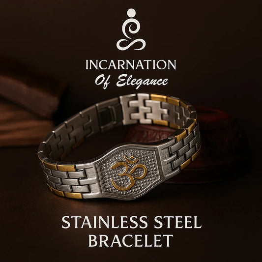 Om Bracelet for Men – Watch-Style Adjustable Spiritual Wristwear
