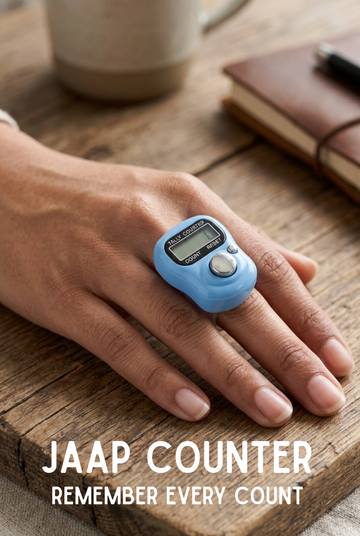 Digital Finger Jaap Counter with Adjustable Strap - 4