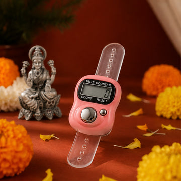 Digital Finger Jaap Counter with Adjustable Strap - 1
