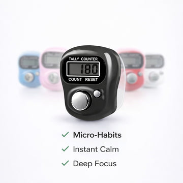 Digital Finger Jaap Counter with Adjustable Strap - 2