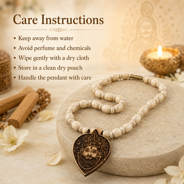 Khatu Shyam Ji Pendant Tulsi Mala - 5