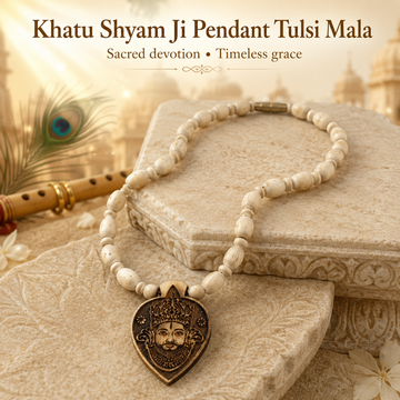 Khatu Shyam Ji Pendant Tulsi Mala - 1