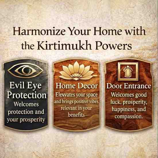 Kirtimukh Wall Hanging | Black