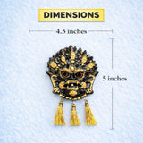 Powerful Kirtimukh Wall Hanging | Krunagali Bacelet Combo