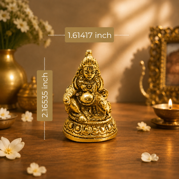 Lord Kuber Brass Idol – Small - 4