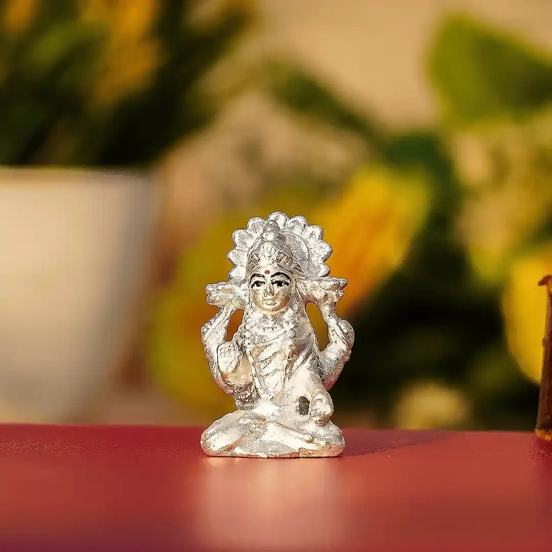 Silver Lakshmi Ganesh Idol Set – Prosperity | Wisdom | Auspicious Beginnings