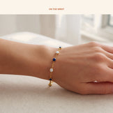 Libra Zodiac Bracelet for Women, on the wrist