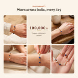Libra Zodiac Bracelet for Women, worn across India