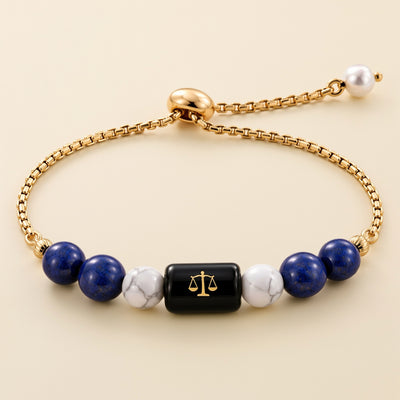 Libra Zodiac Slider Bracelet for Women