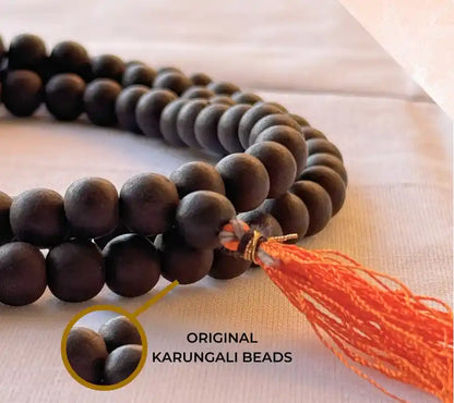 Natural Unpolished Karungali Mala