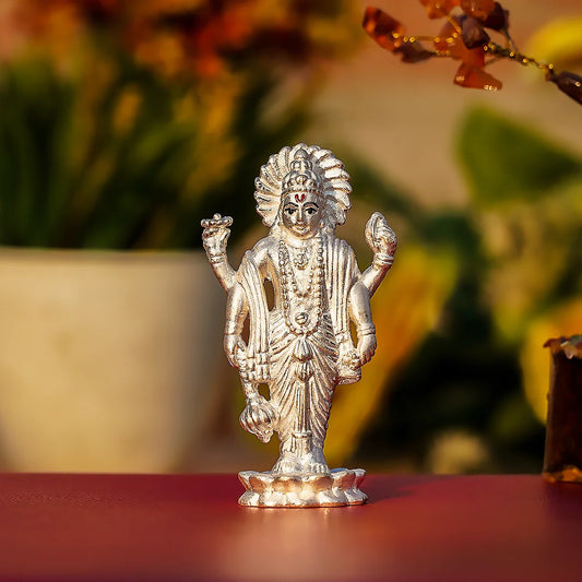 Shri Laxmi Narayan Idol Set (999 Pure Silver)