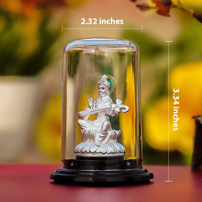 Maa Saraswati Idol (999 Pure Silver)
