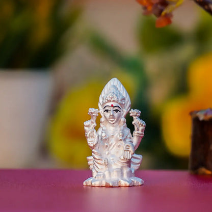 Maa Lakshmi Idol – 999 Pure Silver