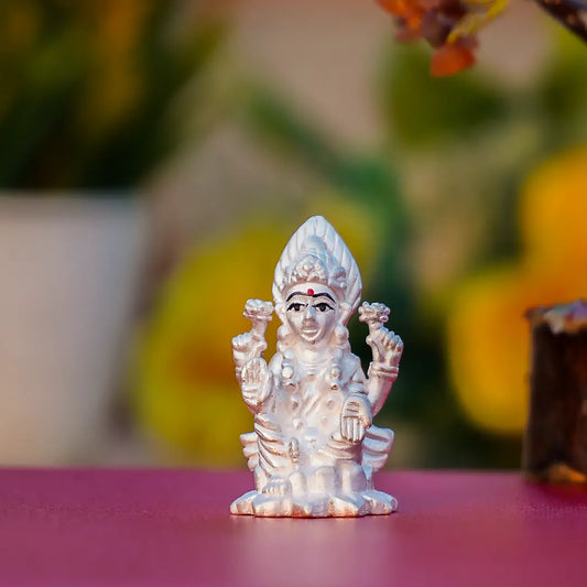 Maa Lakshmi Idol – 999 Pure Silver