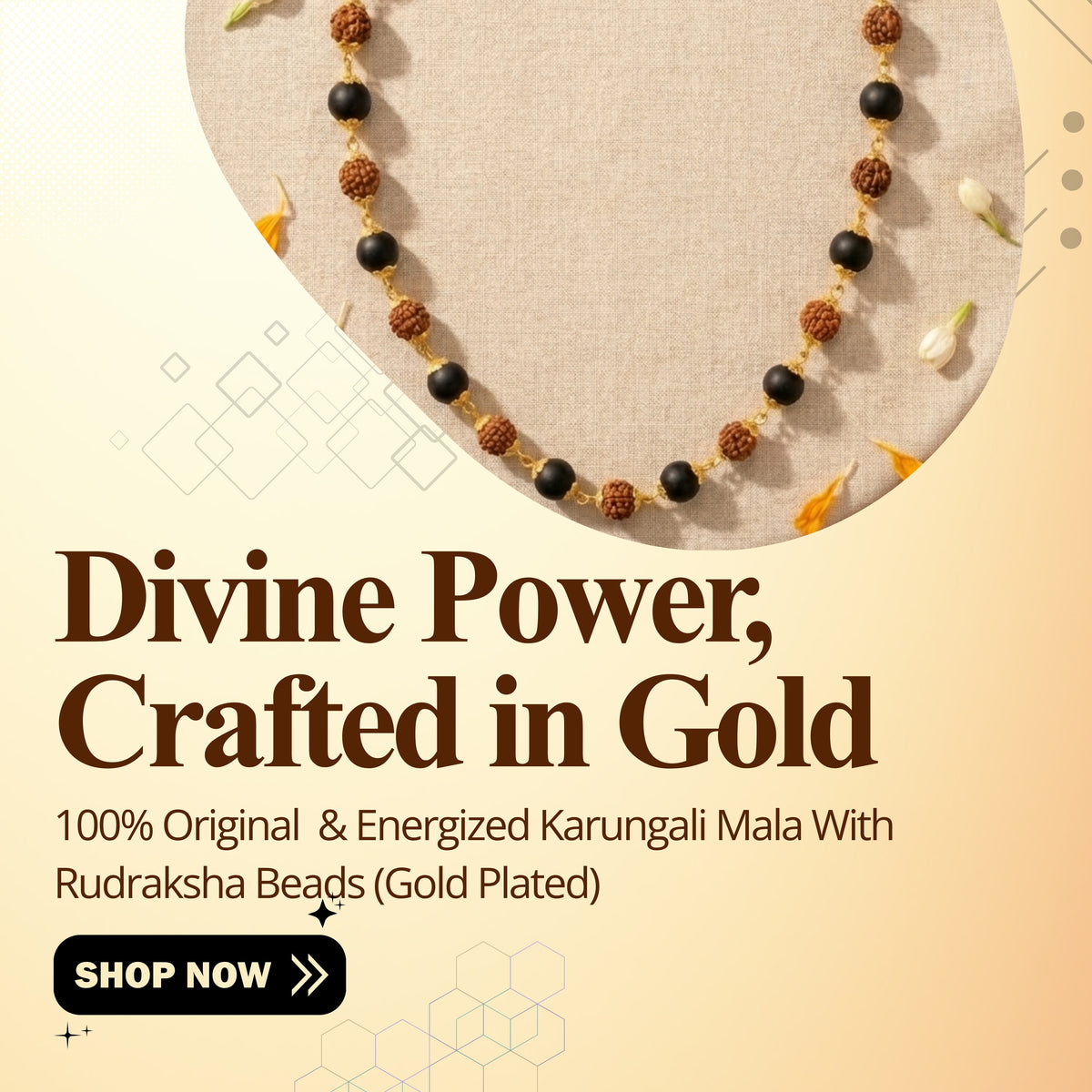 Kirtimukh & Karungali Rudraksha Beads Combo