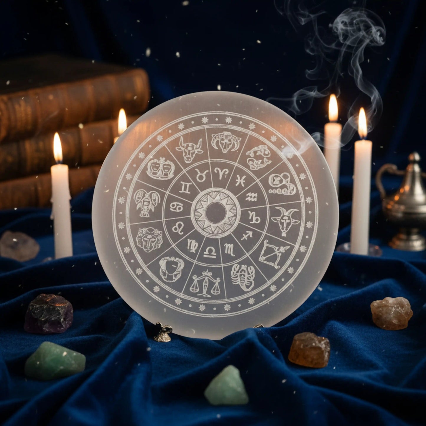 Natural Selenite Charging Plate