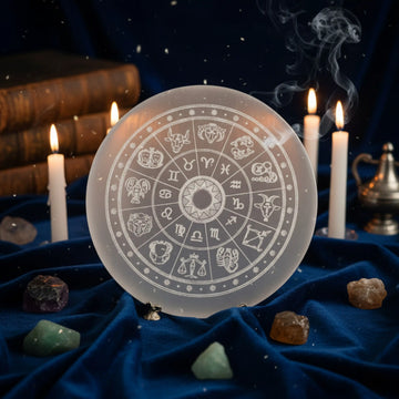Natural Selenite Charging Plate - 3