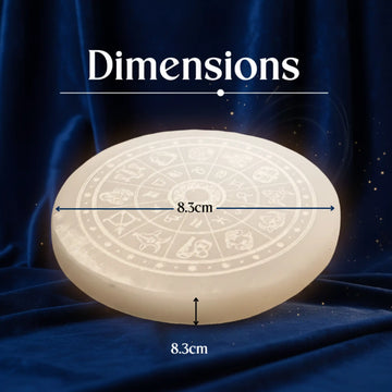 Natural Selenite Charging Plate - 5