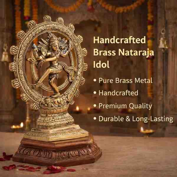 Metal Natraj Idol