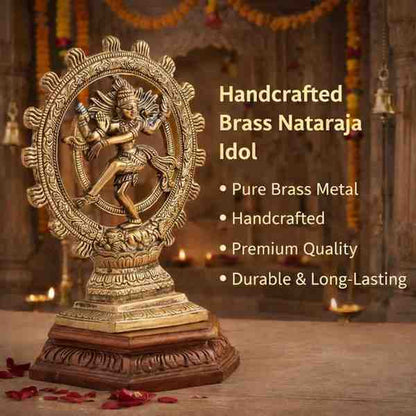 Metal Natraj Idol