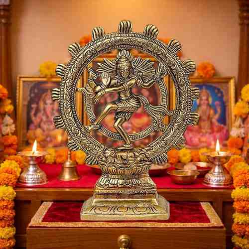 Metal Natraj Idol